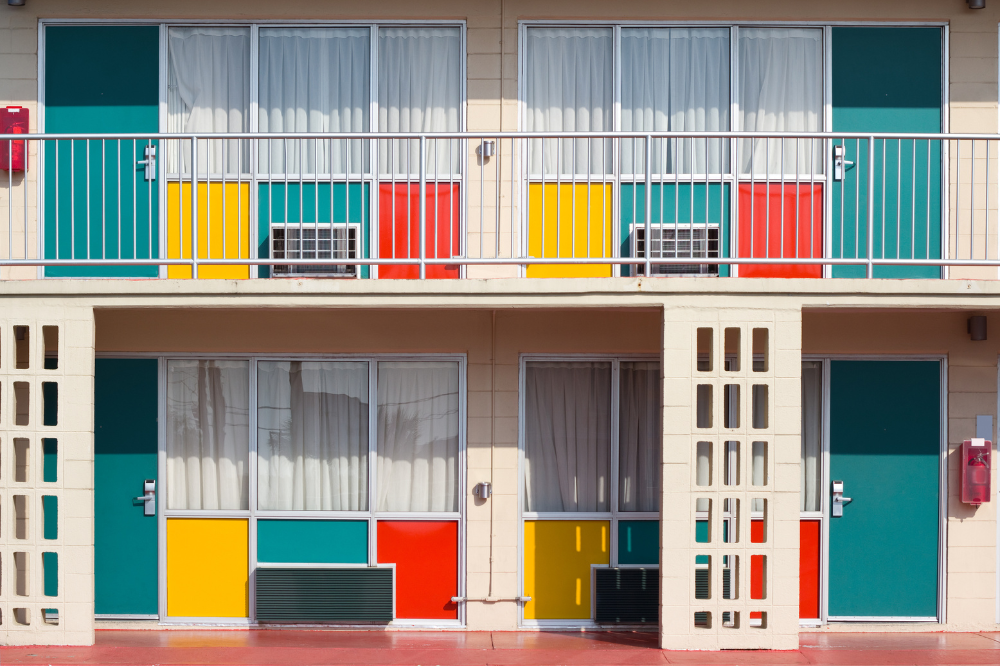 Colourful motel